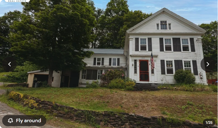 1840 farmhouse in Buckland, Massachusetts