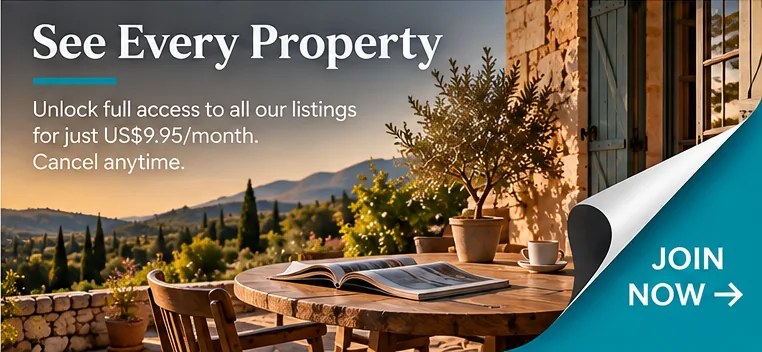 See Every Property - unlock full access to all our listings for just US dollars 9.95 a month, cancel anytime